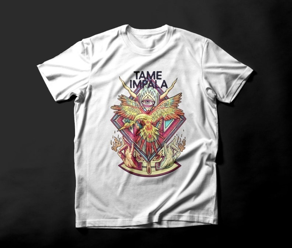 Tame Impala Unisex Tee -White Shirt